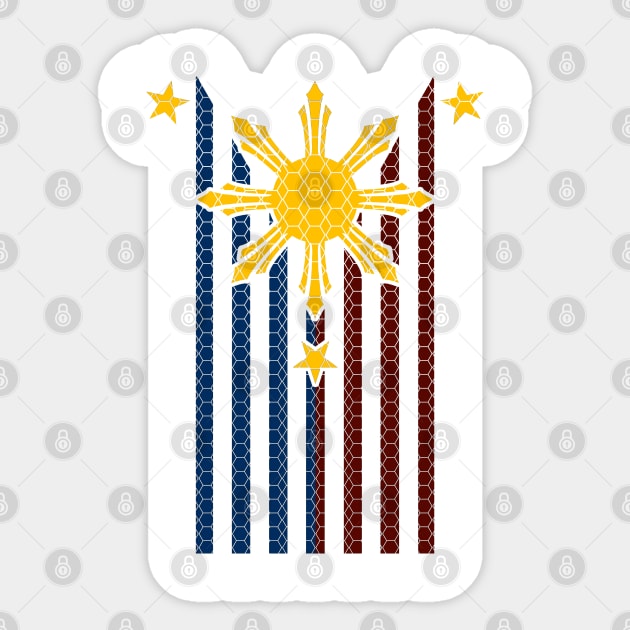 Philippines American Flag Sticker by Nostalgink